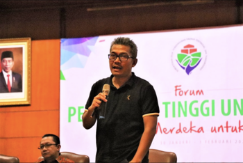 Direktur Direktorat Jenderal Pembangunan Daerah Tertinggal, Kemendesa, Samsul Widodo.