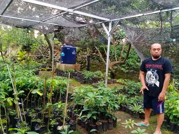Lokasi pembibitan alpukat milik Agung di Desa Ternadi, Kecamatan Dawe (24/3/2021).